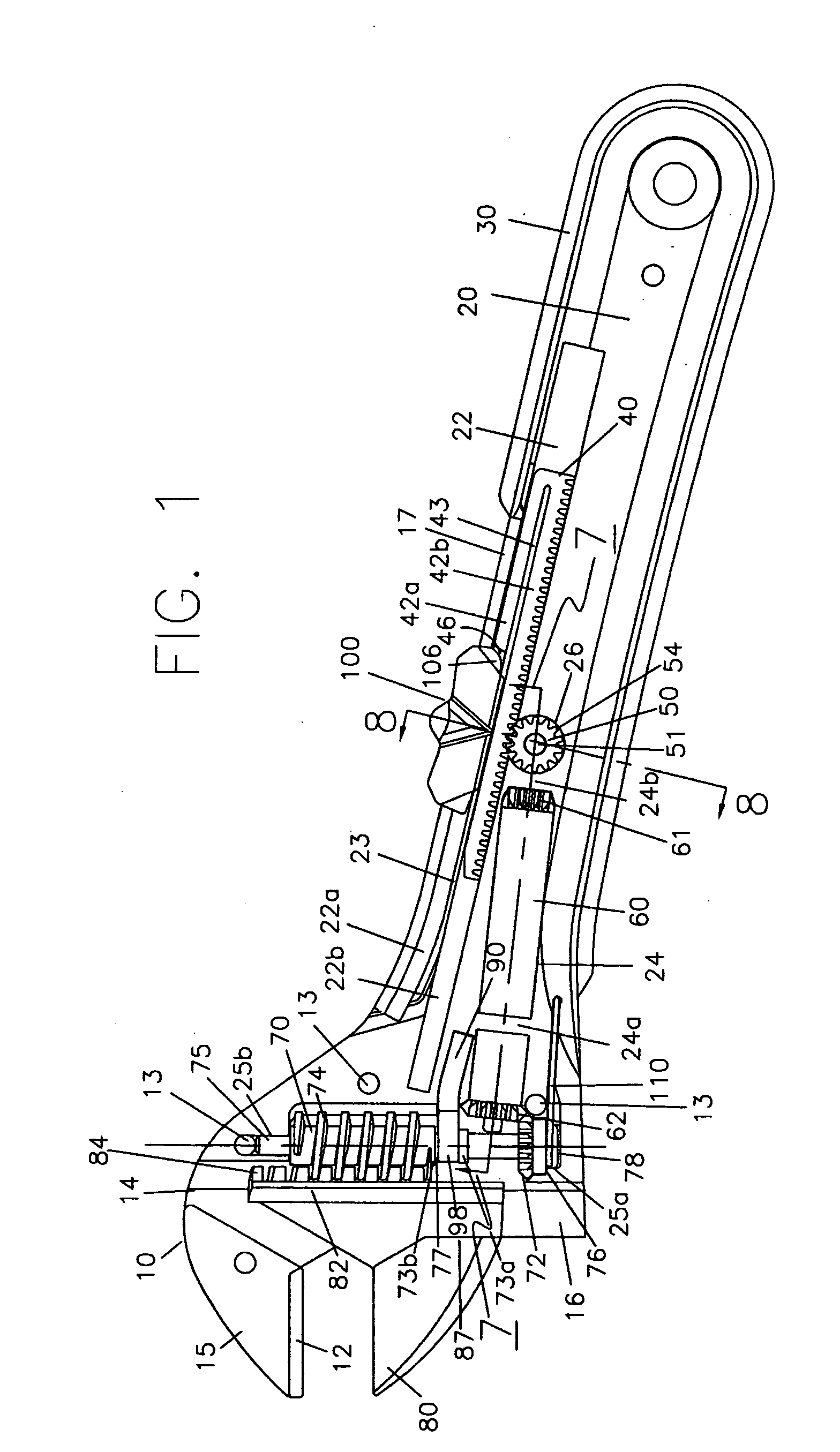 Laminated wrench construction system