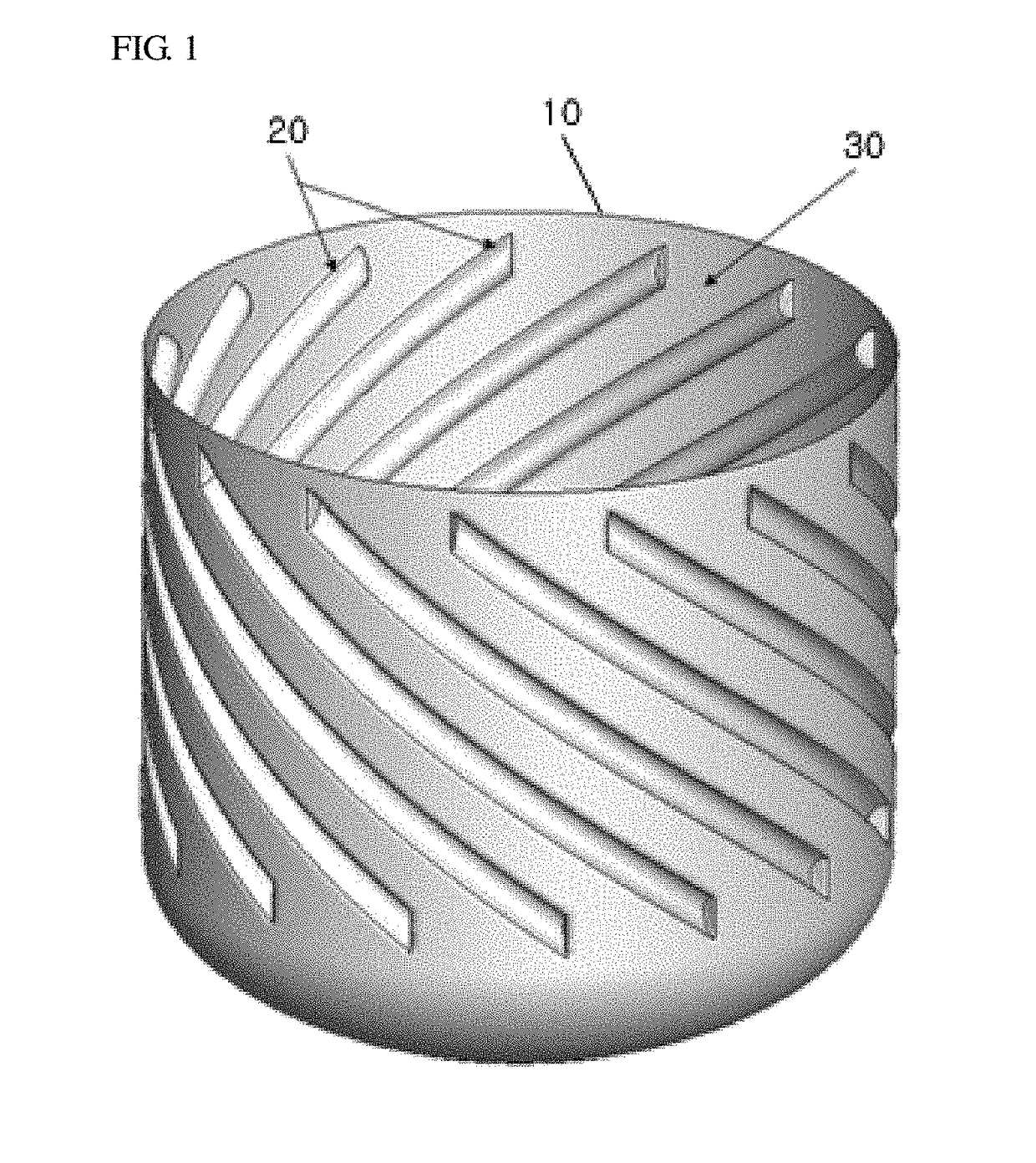 Stirrer having recesses formed inside container