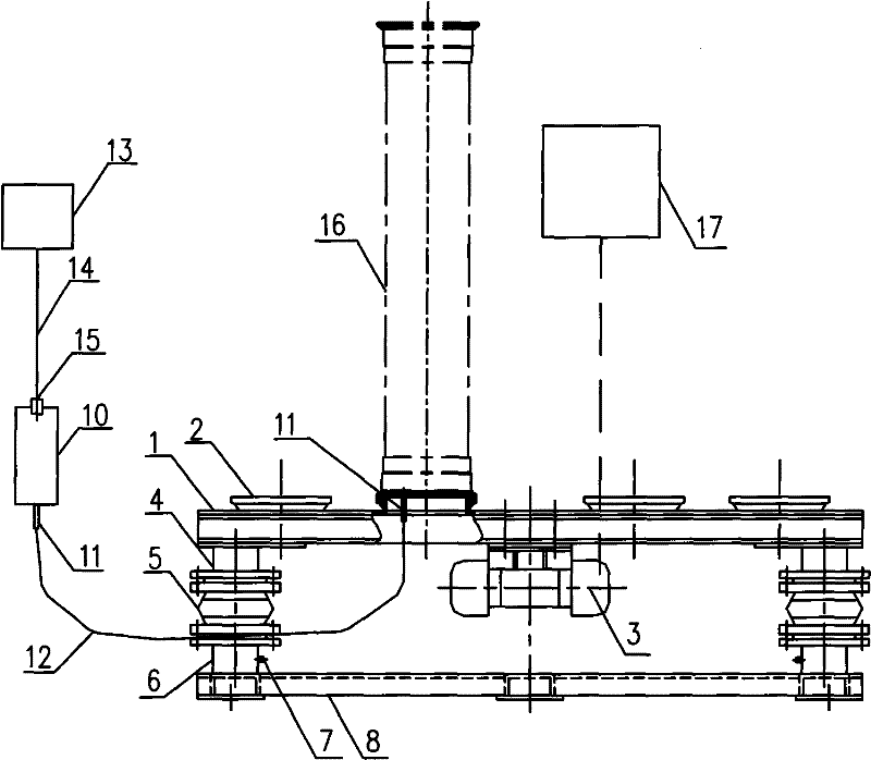 Method for statically casting membrane element