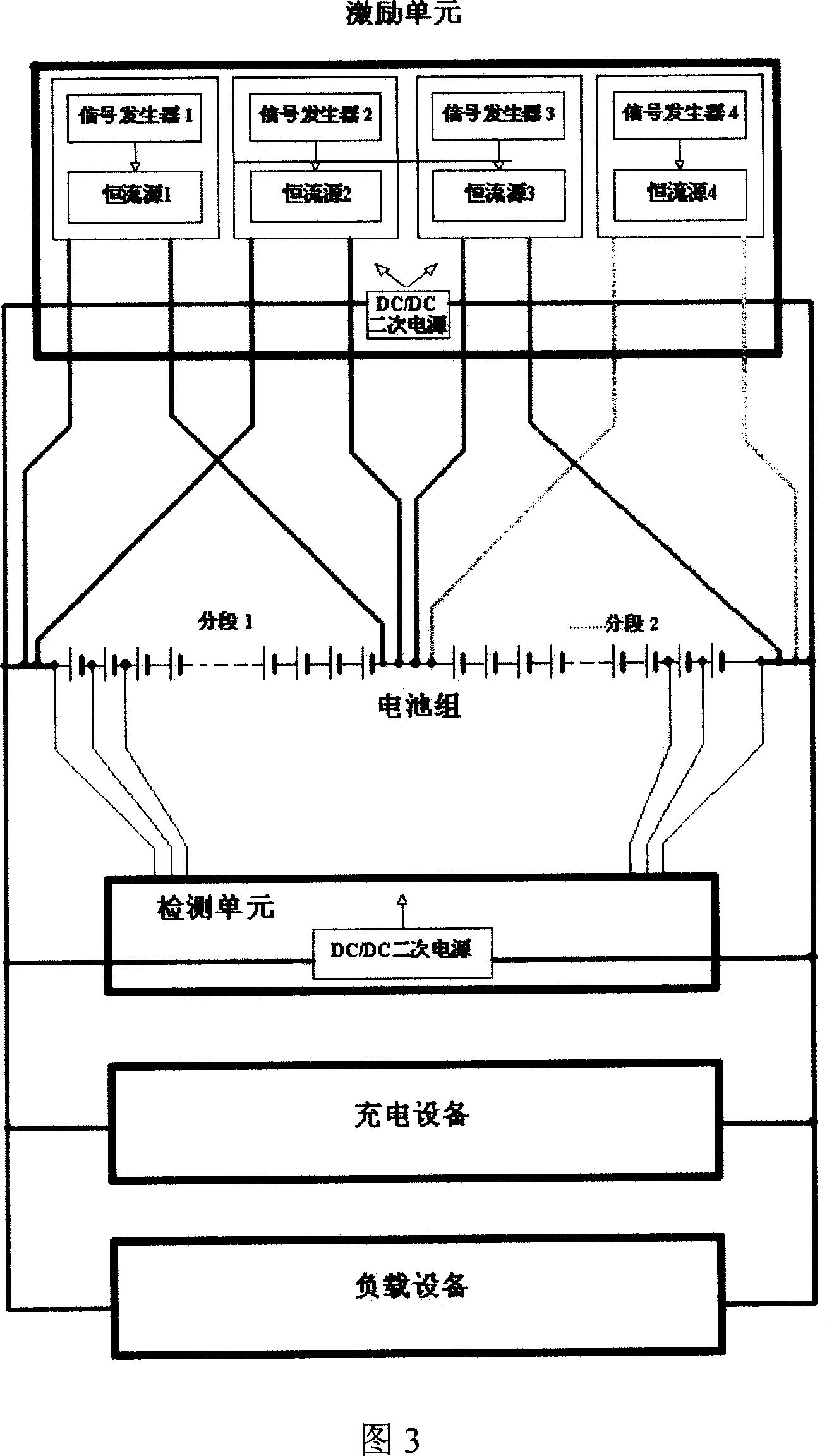 Accumulator cell internal resistance and degradation state on-line monitoring method and system