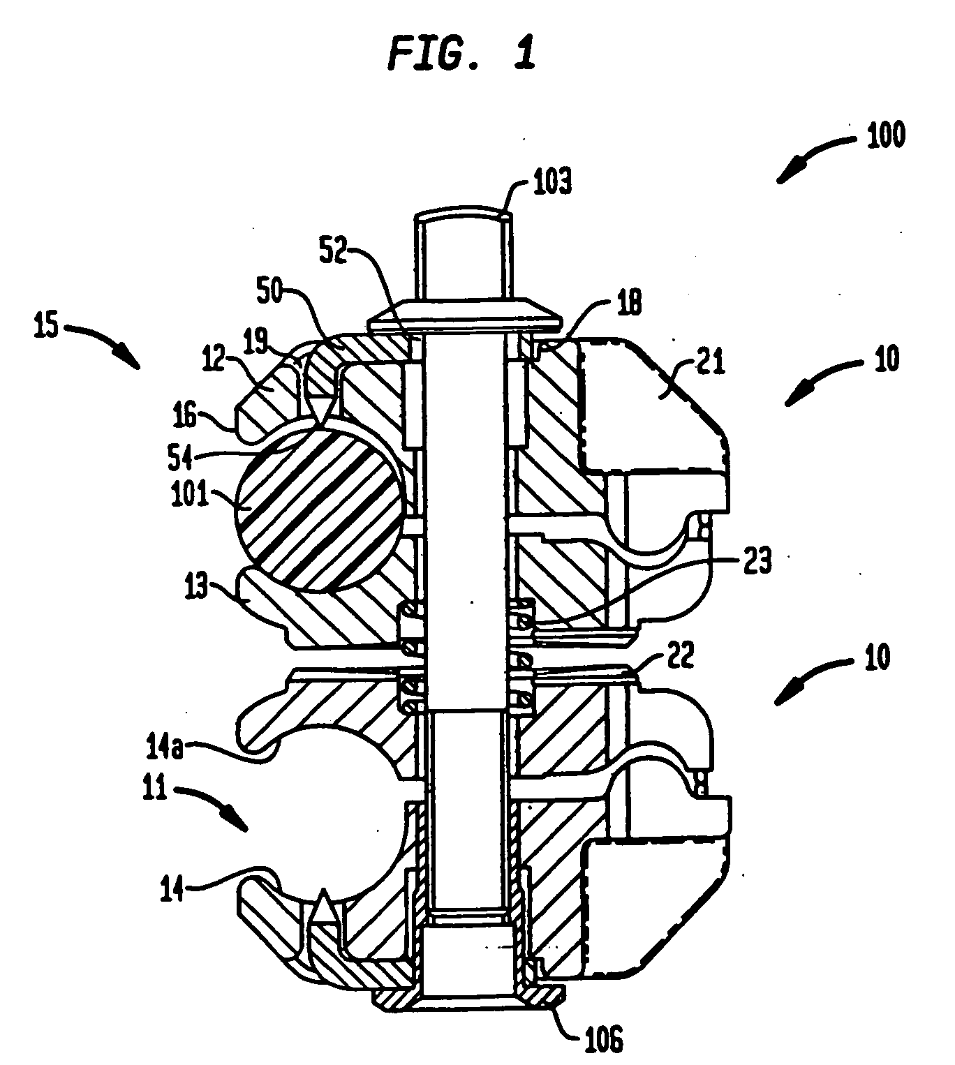 External fixation clamp