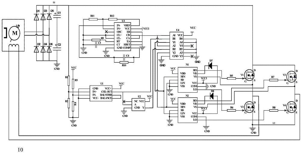 Hybrid excitation generator control circuit