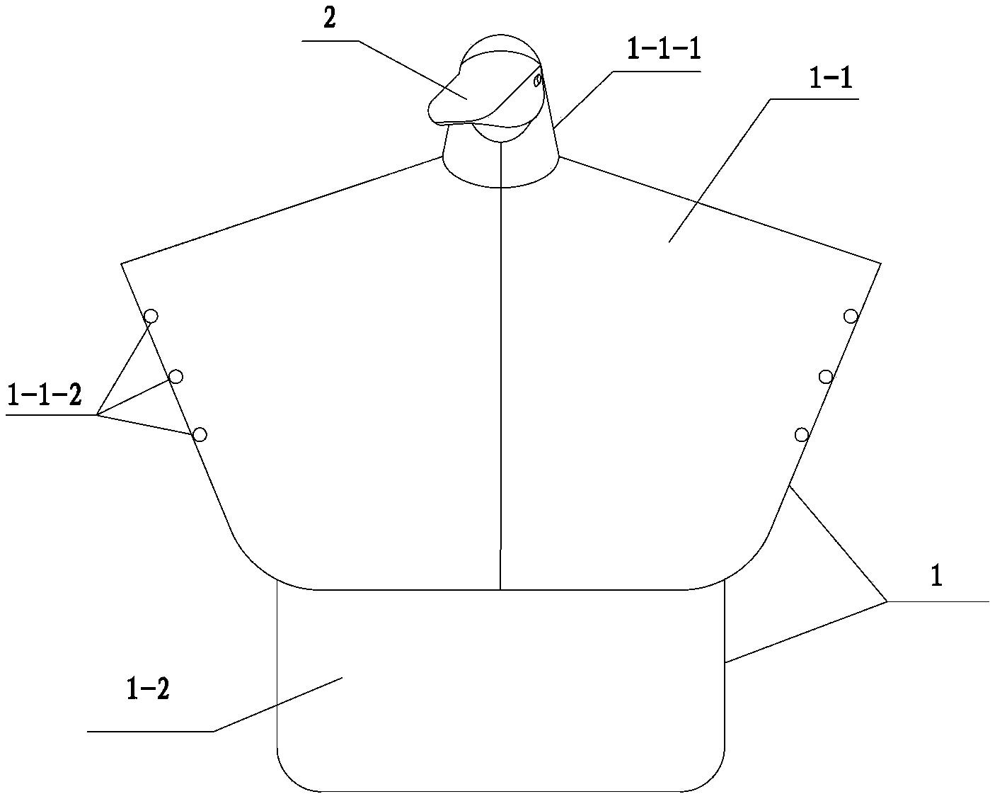 Transformable sun-rain cape combination, transformable rain cape combination and transformable sun cape combination