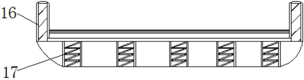 Mold polishing device with dust collecting effect