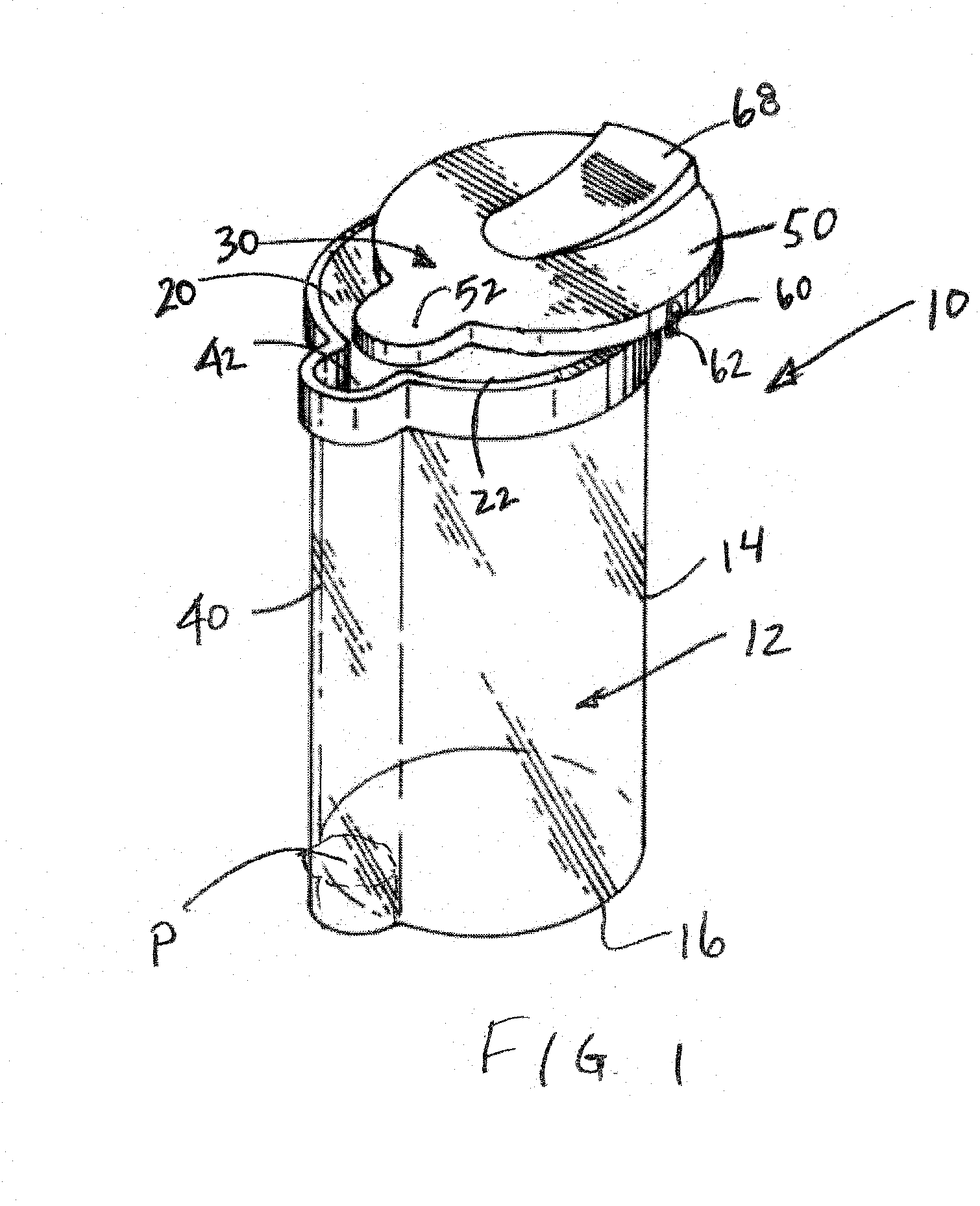 Thumb/Fingerprint Activated Pill Dispenser