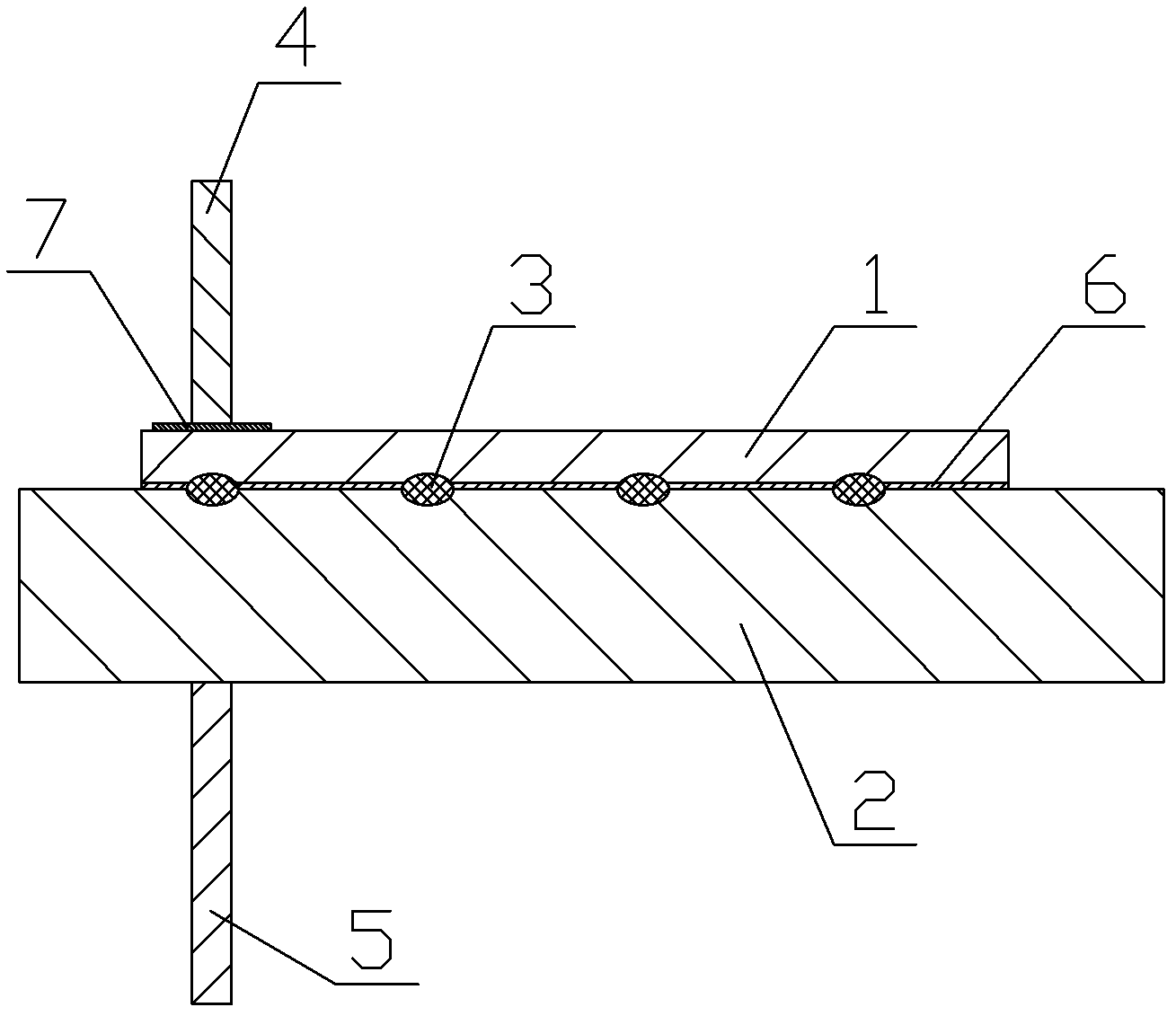 Preparation method for dissimilar metal plate loose lining