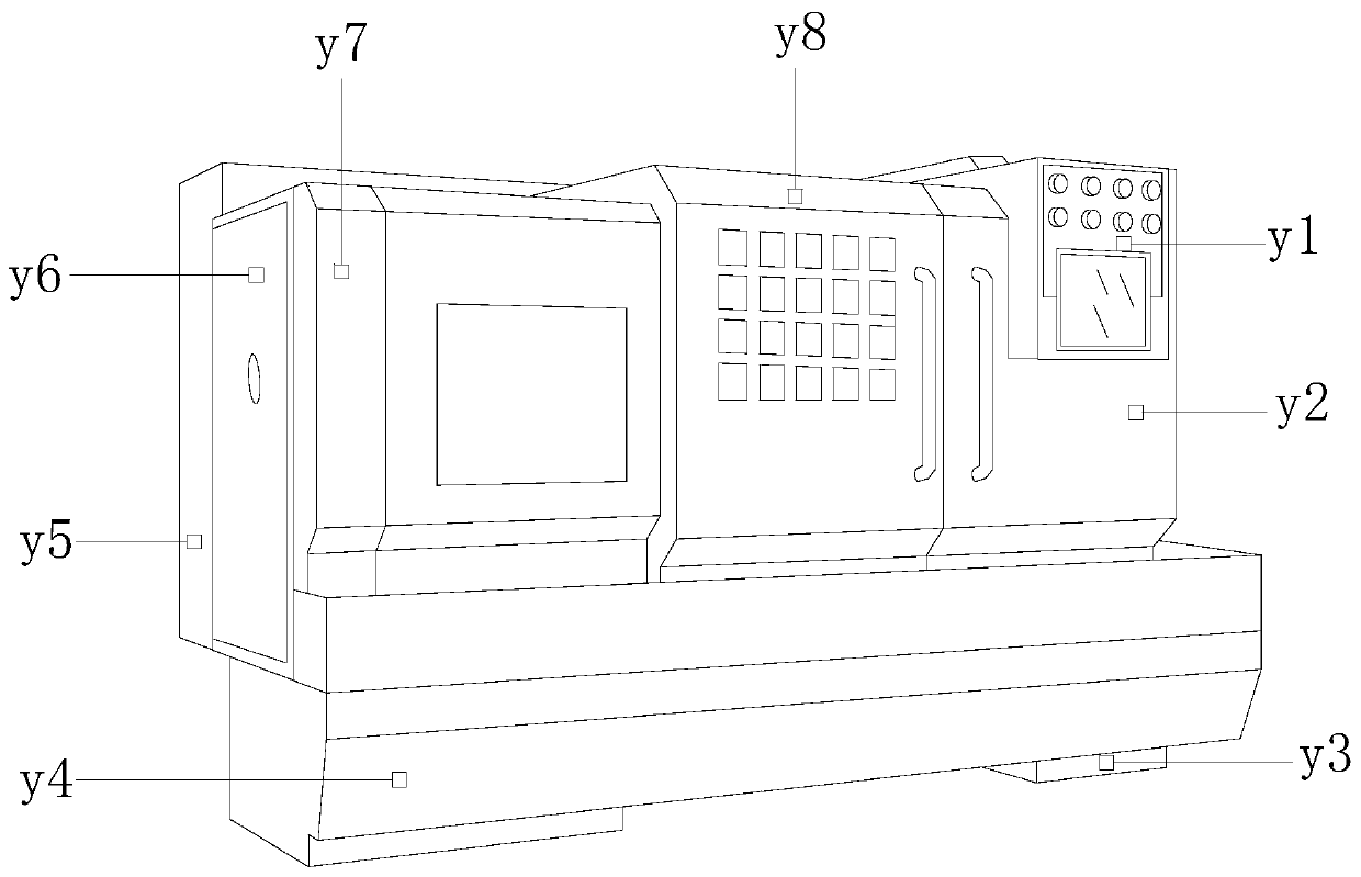 Disc type vertical multi-spindle numerical control lathe adopting shaft speed variable principle