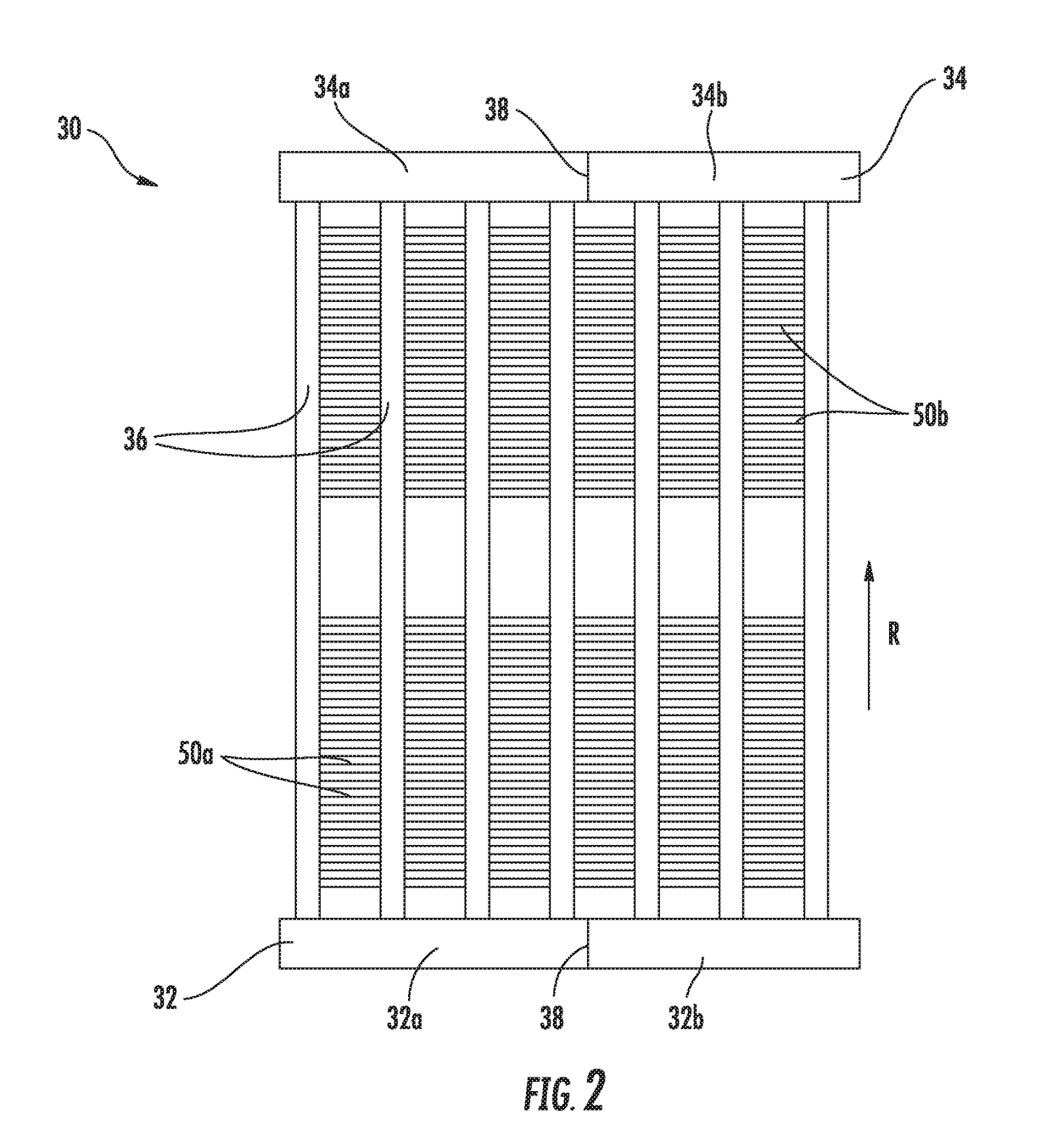 Multi-pass and multi-slab folded microchannel heat exchanger