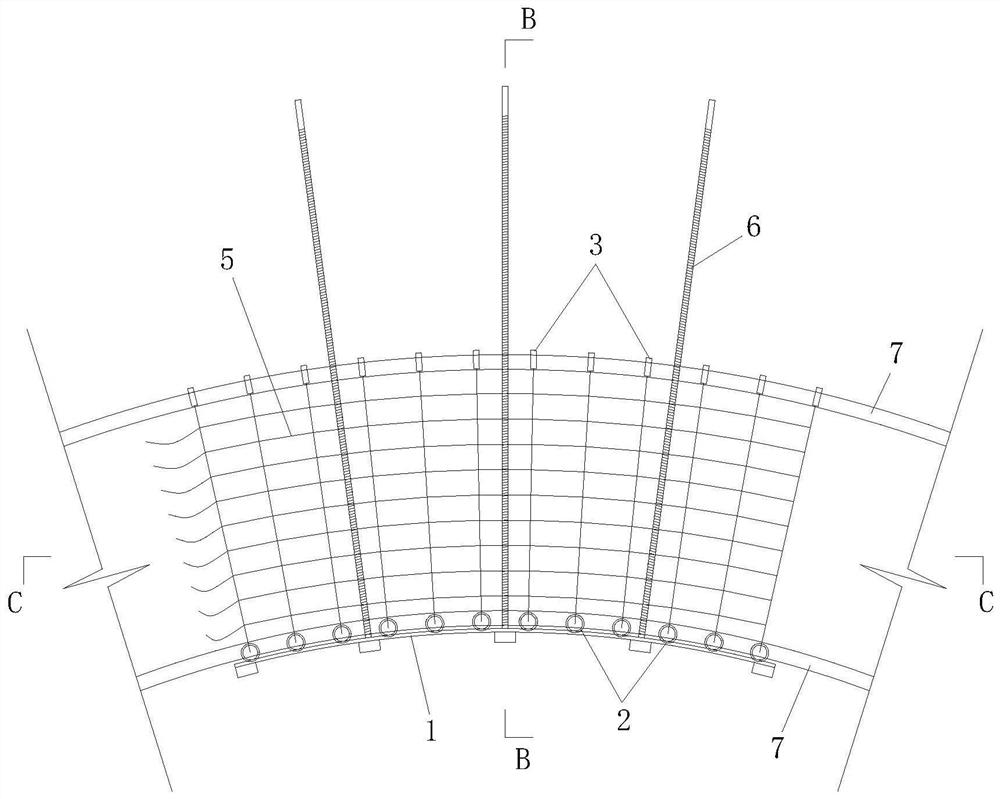 Sealing and water stopping structure applied to high-water-pressure unconsolidated stratum shield tunnel receiving tunnel portal and construction method