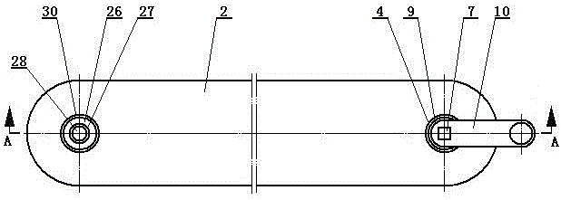 Manual wrench facilitating unscrewing or screwing of nut in narrow space