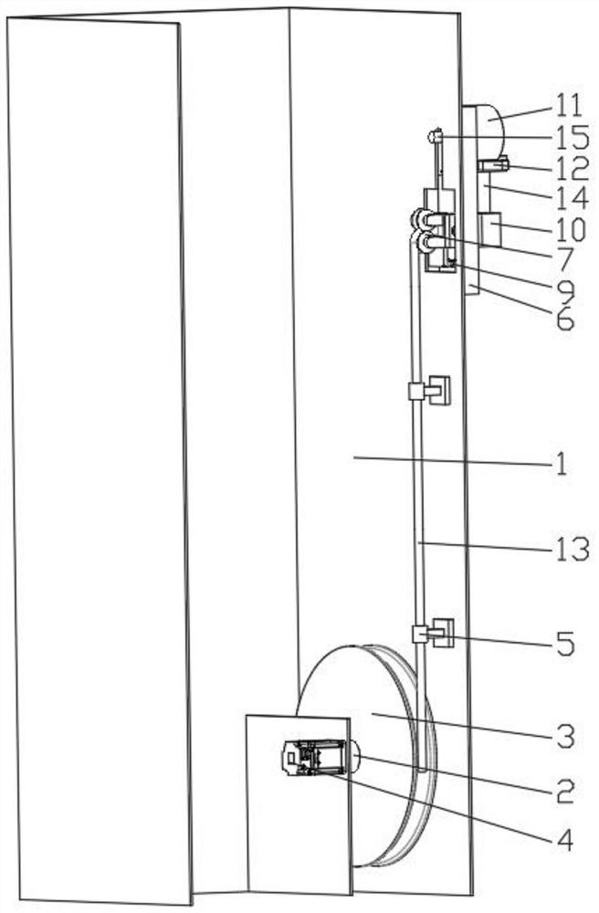 Anti-falling mechanism of new energy automobile charging pile