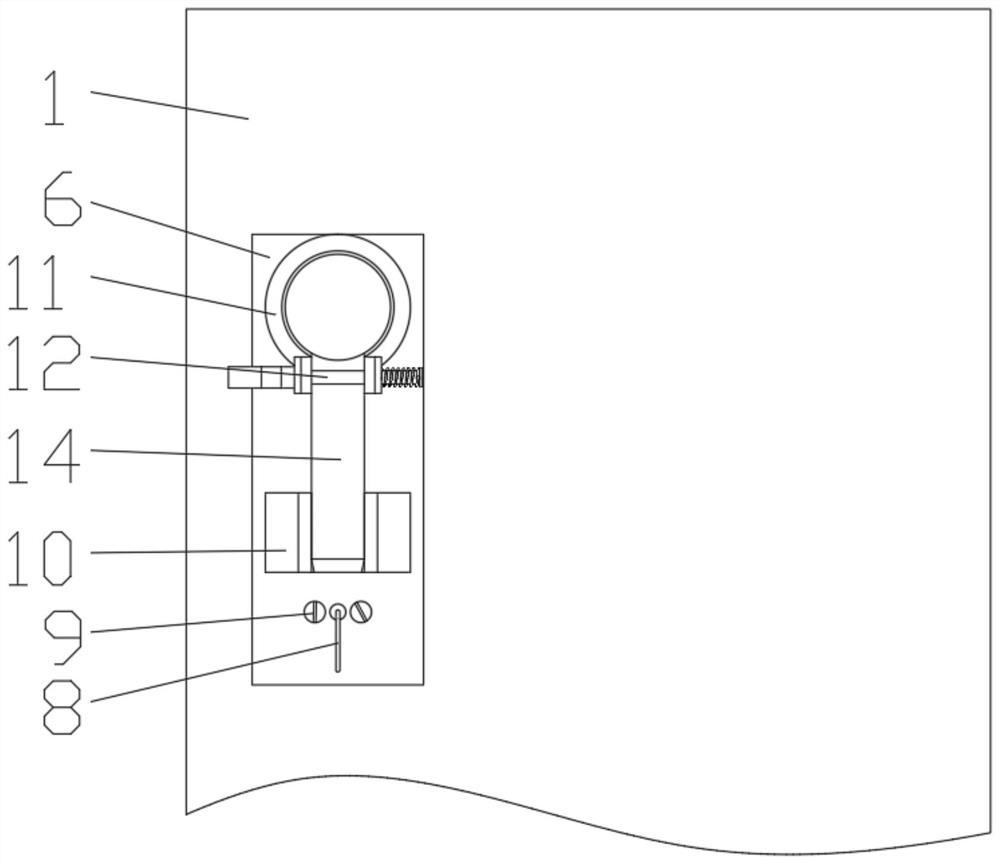 Anti-falling mechanism of new energy automobile charging pile