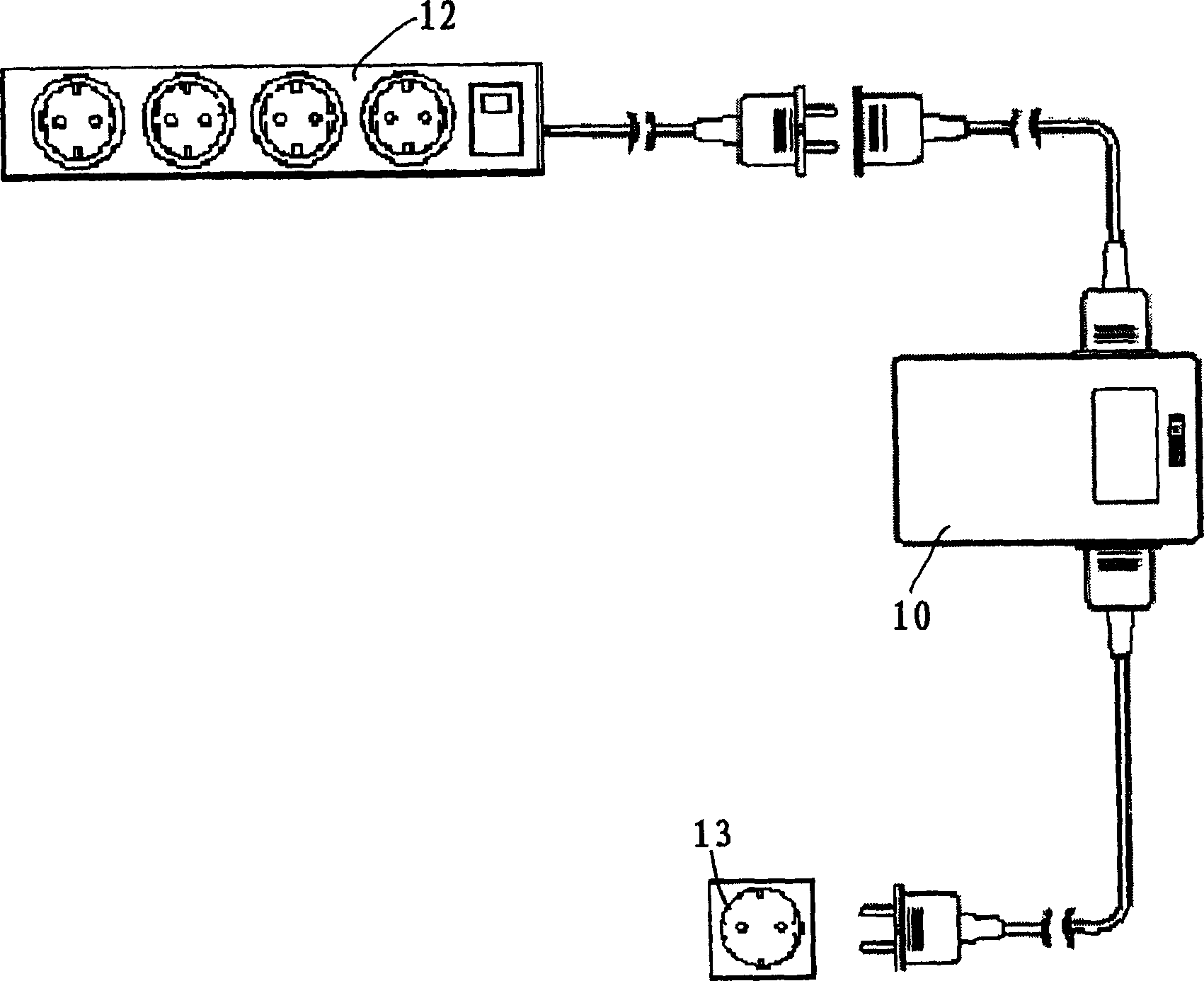 Channel optimization device for power line high speed dada communication system