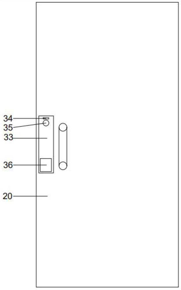 Intelligent electronic lock label billiard cue cabinet capable of controlling temperature and humidity