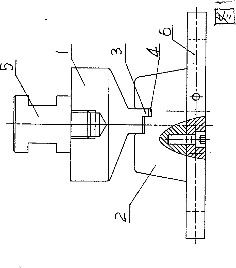 Armature coil down-lead head width-limited flat mould