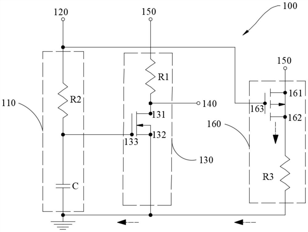 Electrostatic protection circuit, circuit board assembly and liquid crystal display device