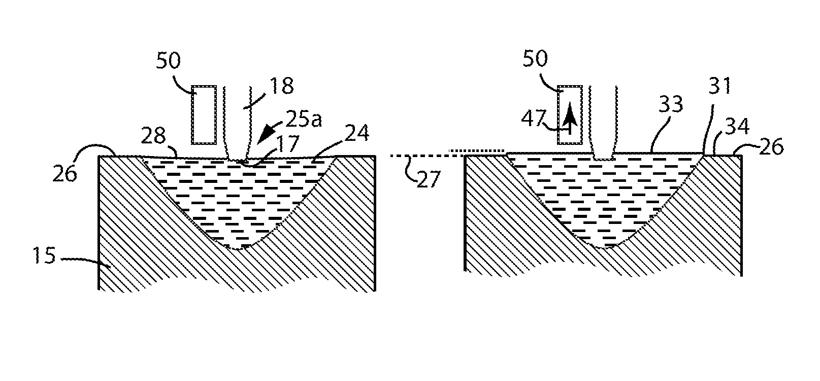 Elimination of shrinkage cavity in cast ingots