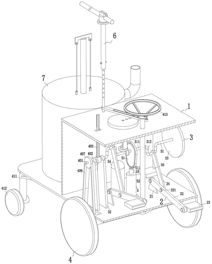 A spray device for plant protection