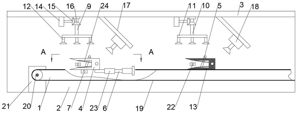 Cleaning device for spinneret plate machining