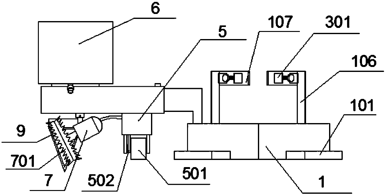 Automatic digging device for tree transplantation