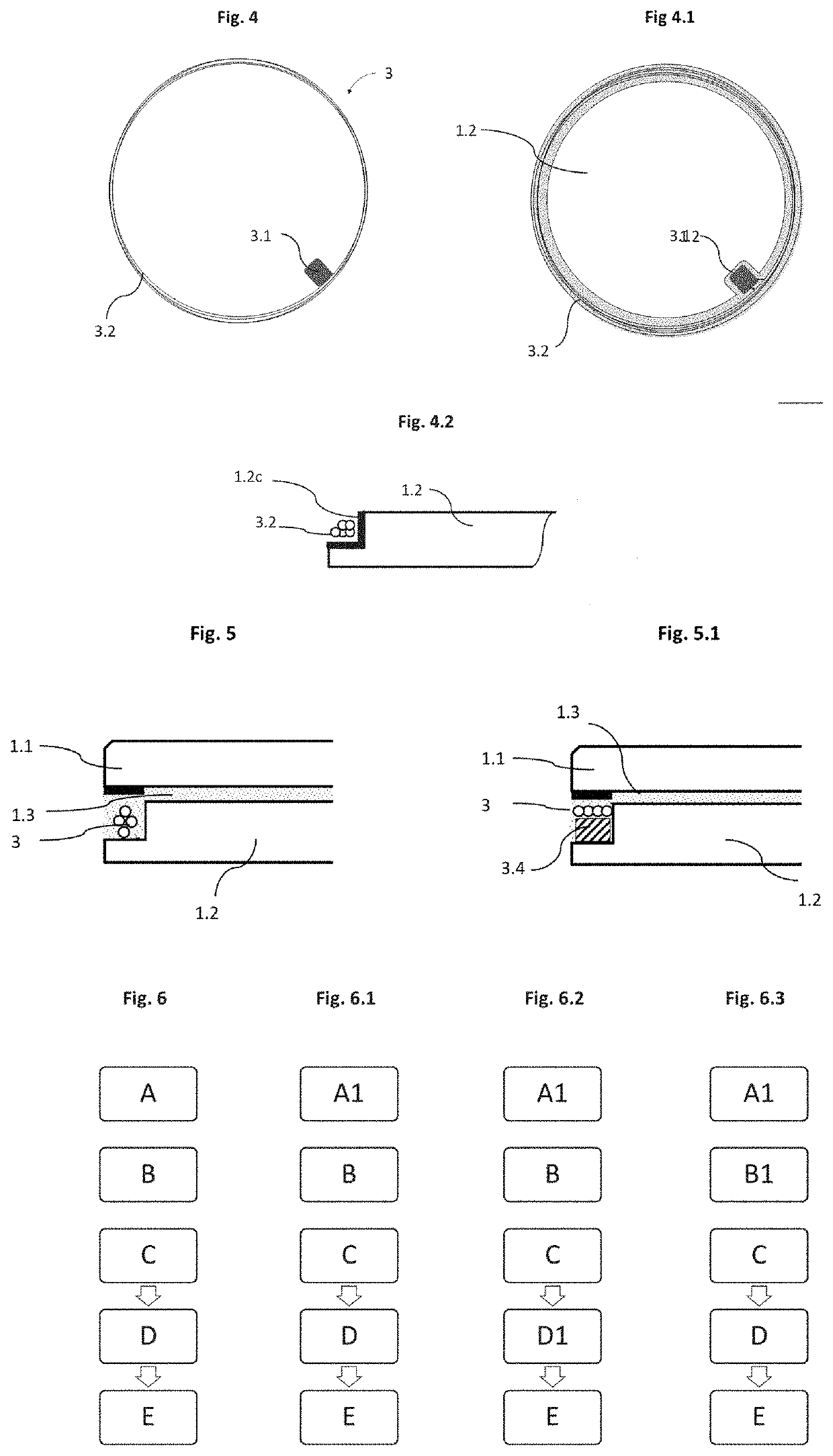 Watch glass containing a near-field communication (NFC) module and method of producing such a glass