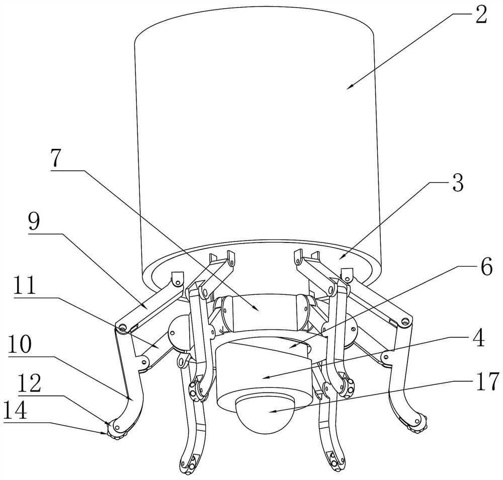 Head-mounted acupoint massage device