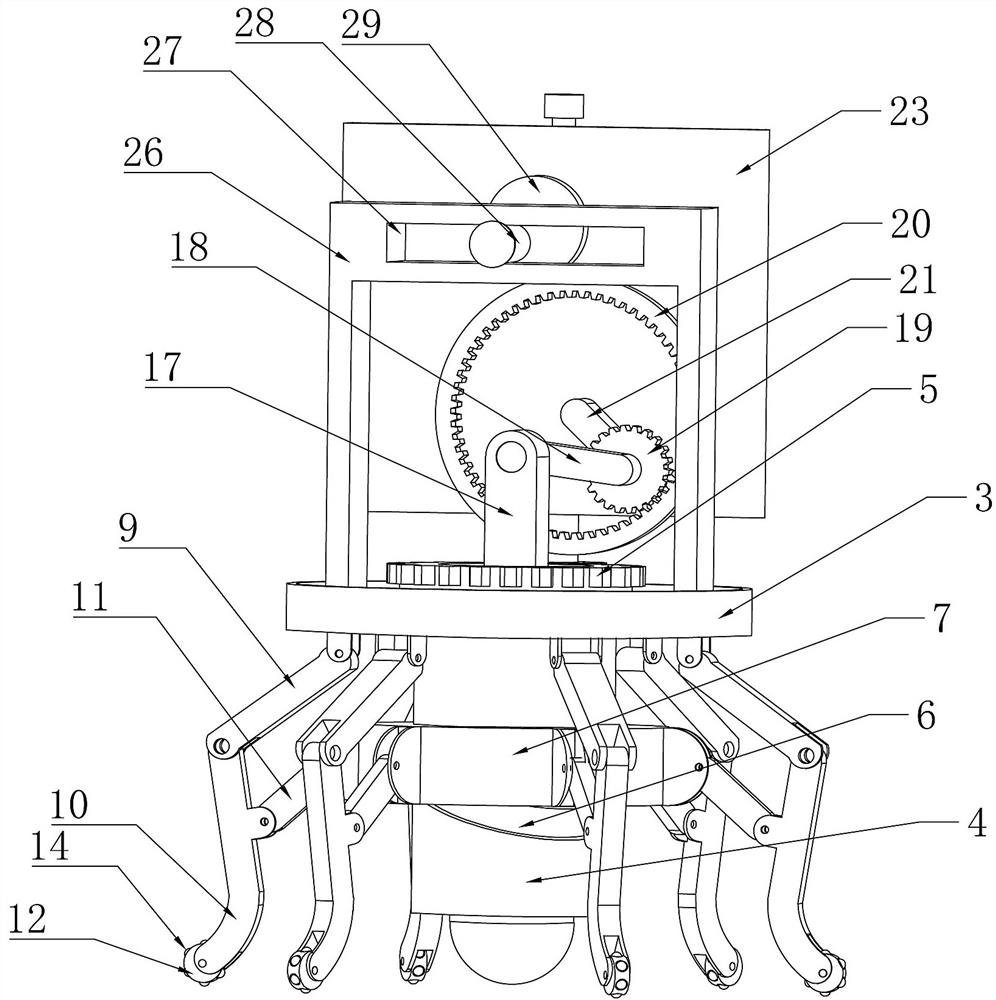 Head-mounted acupoint massage device