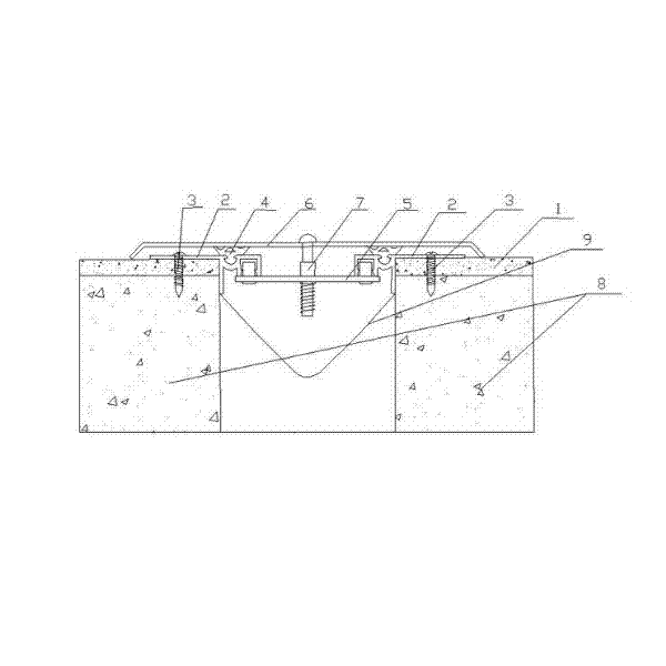 Expansion joint-adjustable dual-waterproof installation construction process