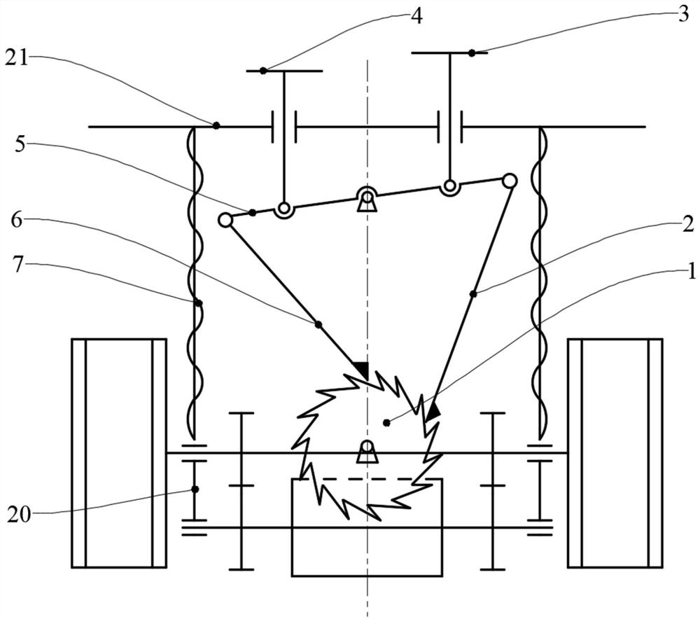 A passive self-propelled power-assisted mopping device