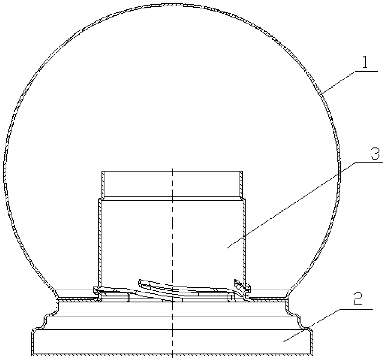 A plastic car stop device with imitation stone effect