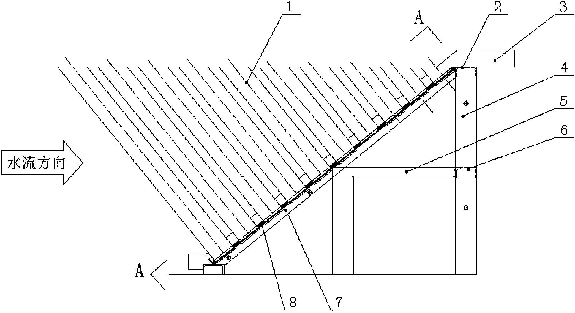 Array-tube-type weir gate