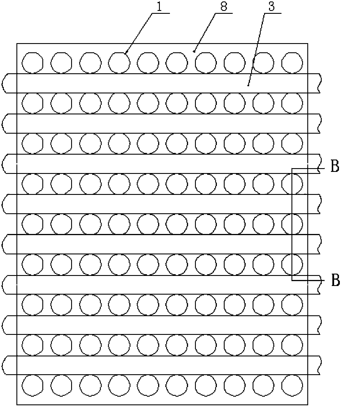 Array-tube-type weir gate