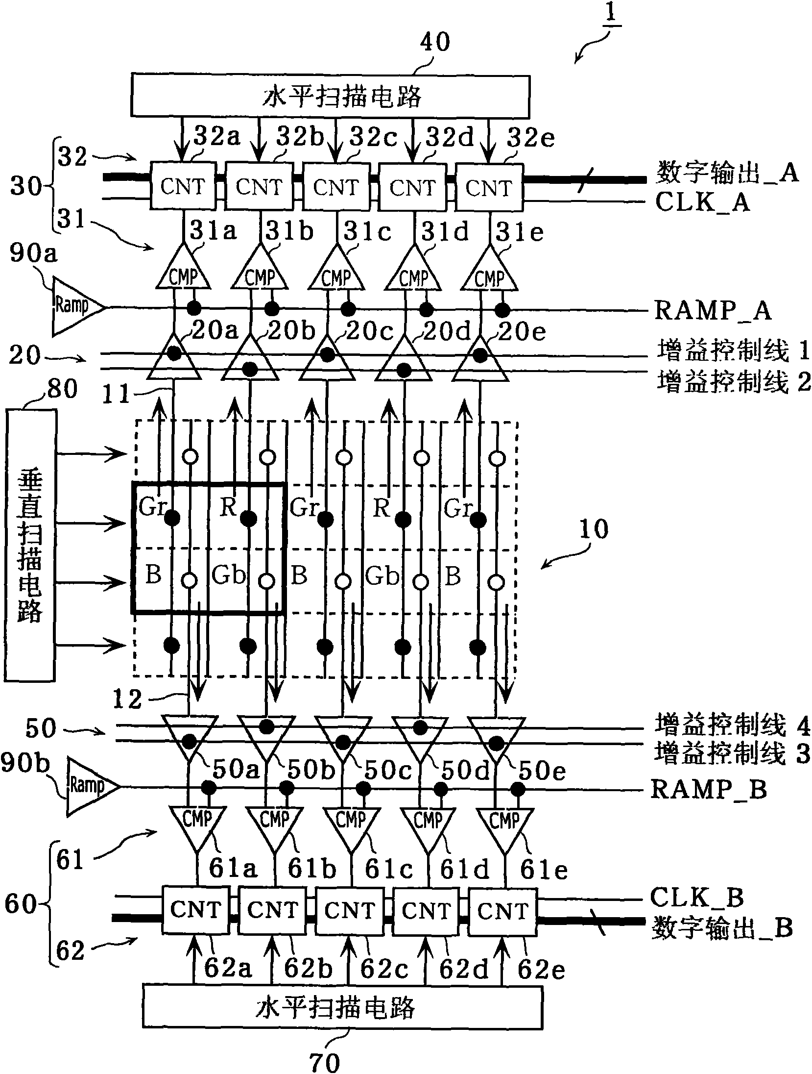 Solid-state imaging device, driving method thereof, and camera