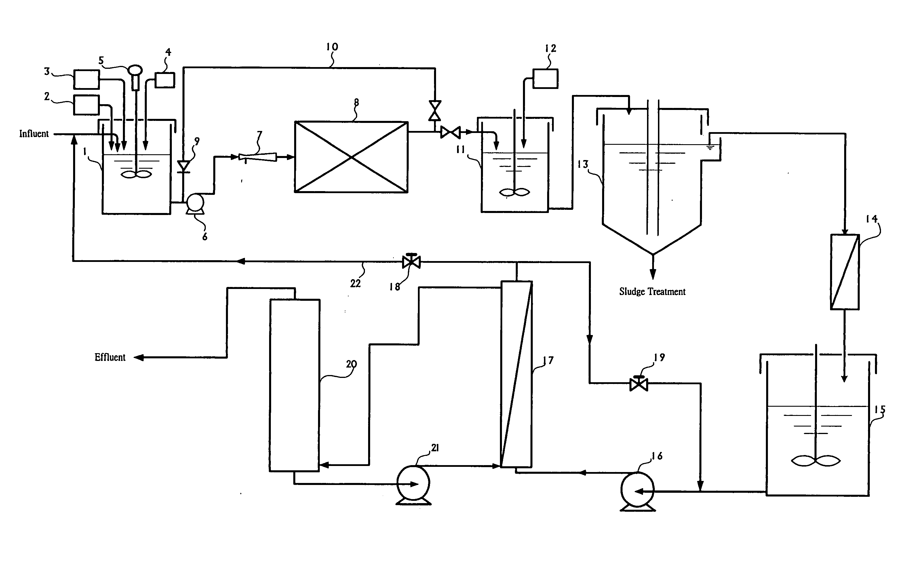 System and method for removing deep sub-micron particles from water