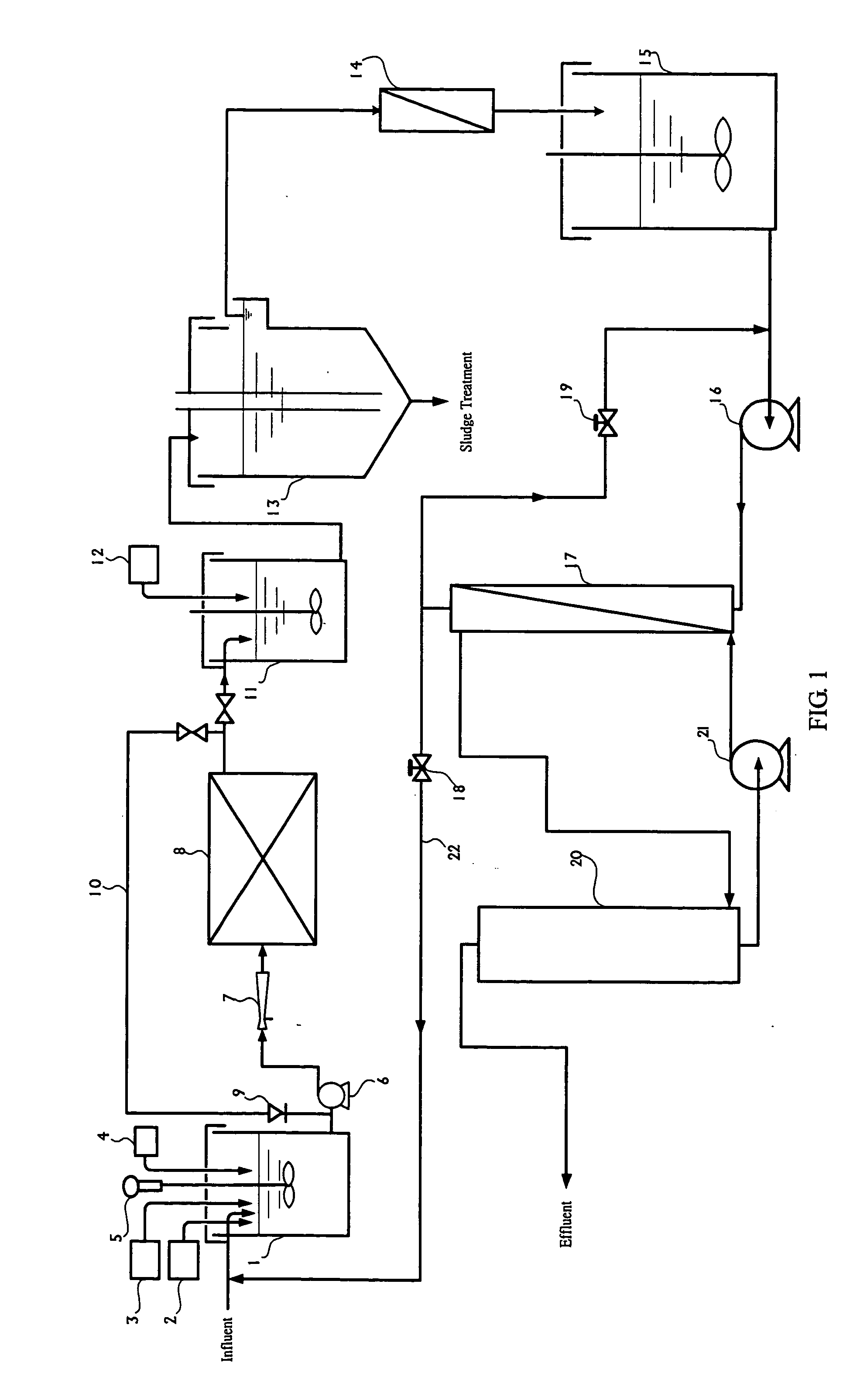 System and method for removing deep sub-micron particles from water