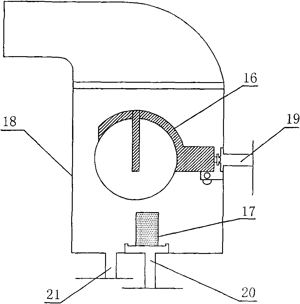 Foam type water-saving ecological toilet