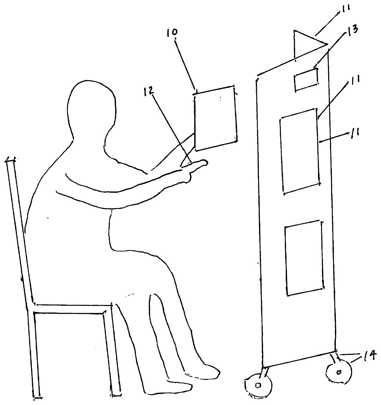 Mobile Bullet=Proof Shelter From Shooter and Non-Lethal Gun That Fires a Flaming Projectile to Mark the Shooting Site and Shooter and Disable the Shooter