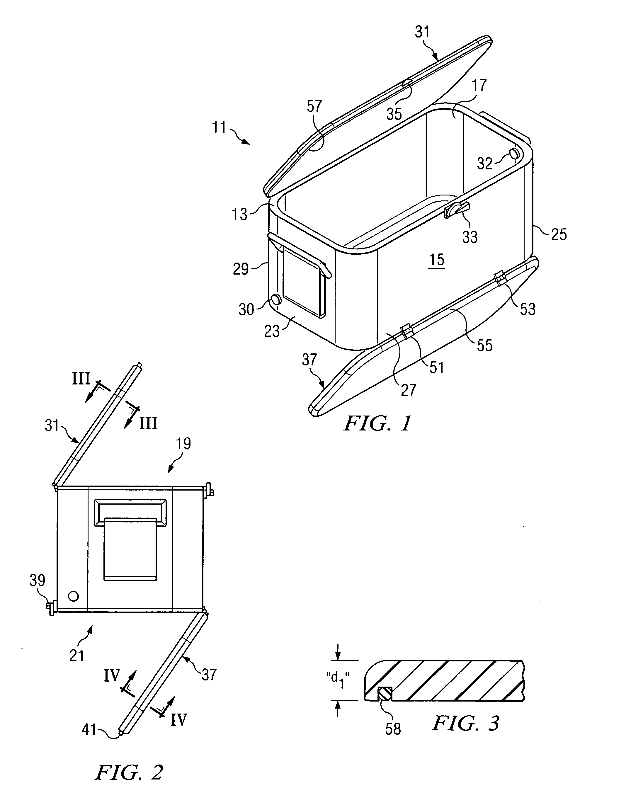 Reversible ice chest