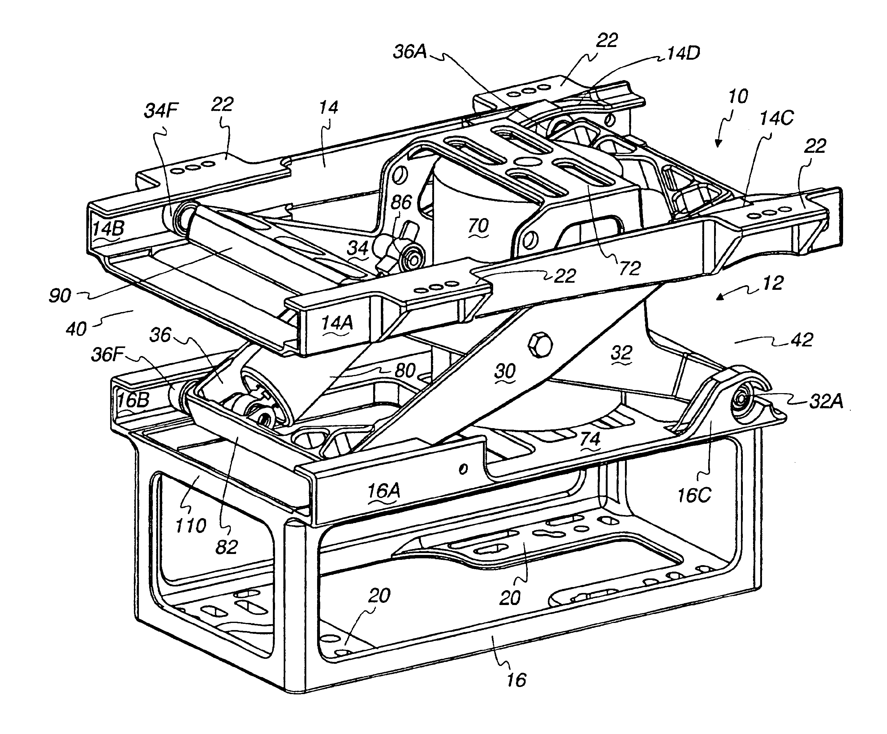 Vehicle seating system with improved vibration isolation