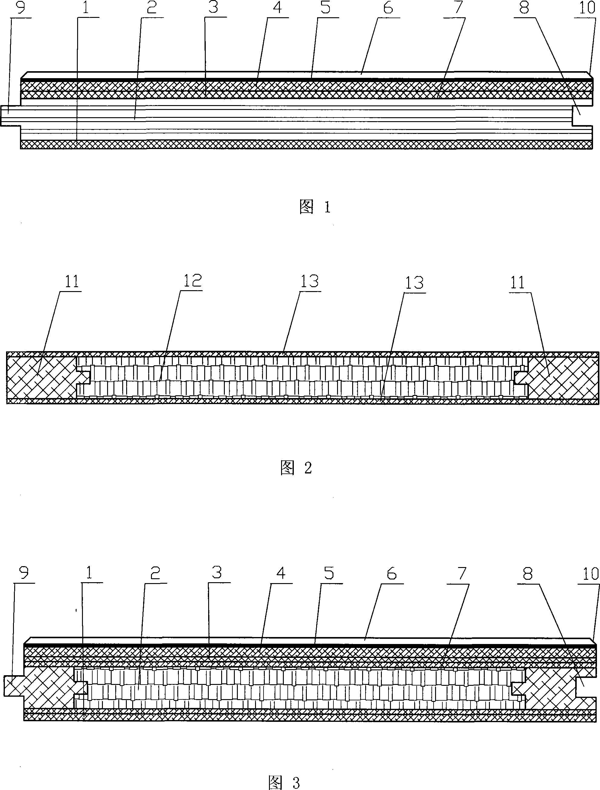 Abrasion-proof composite floor