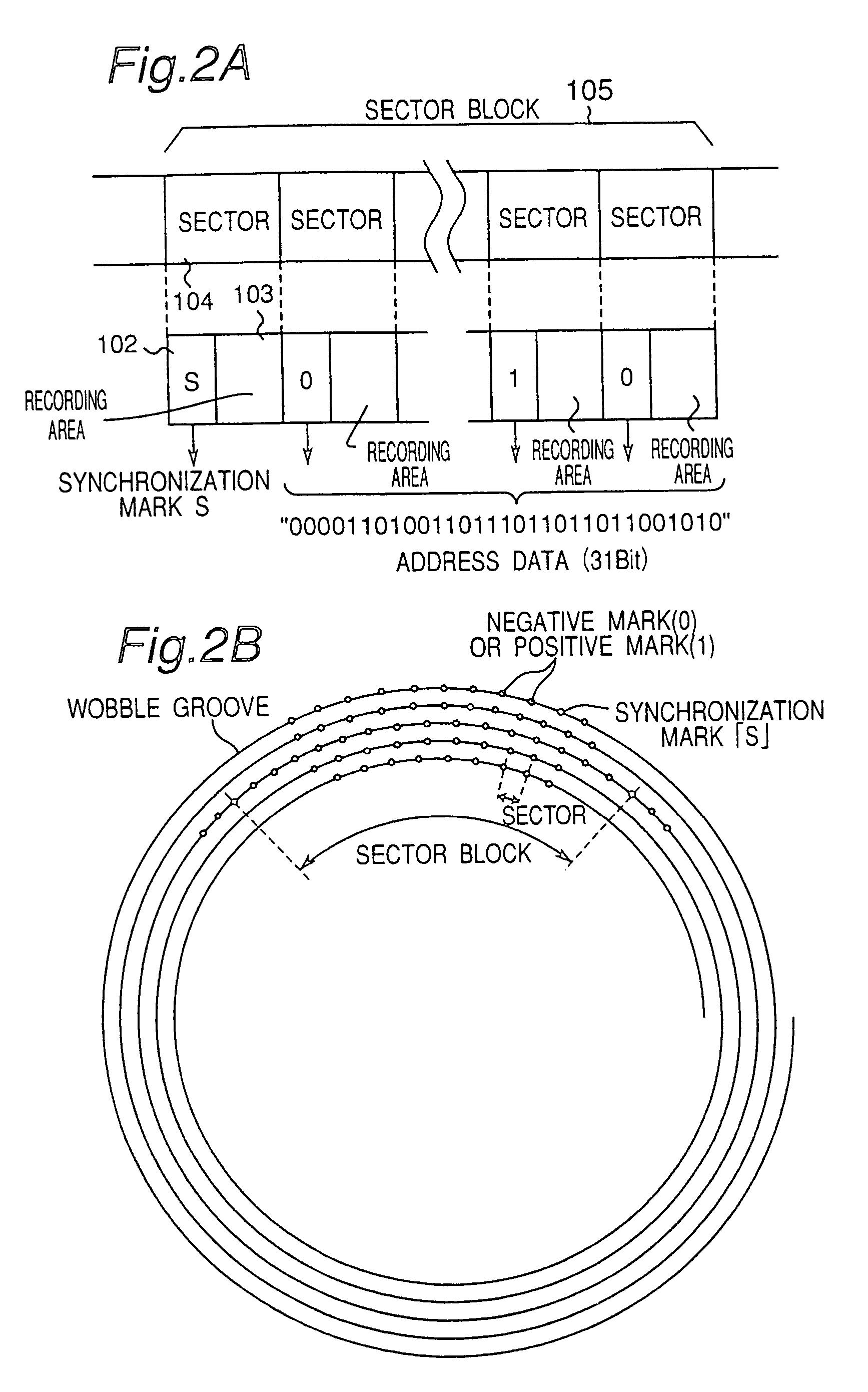 Optical disc and optical disc address reading apparatus and method