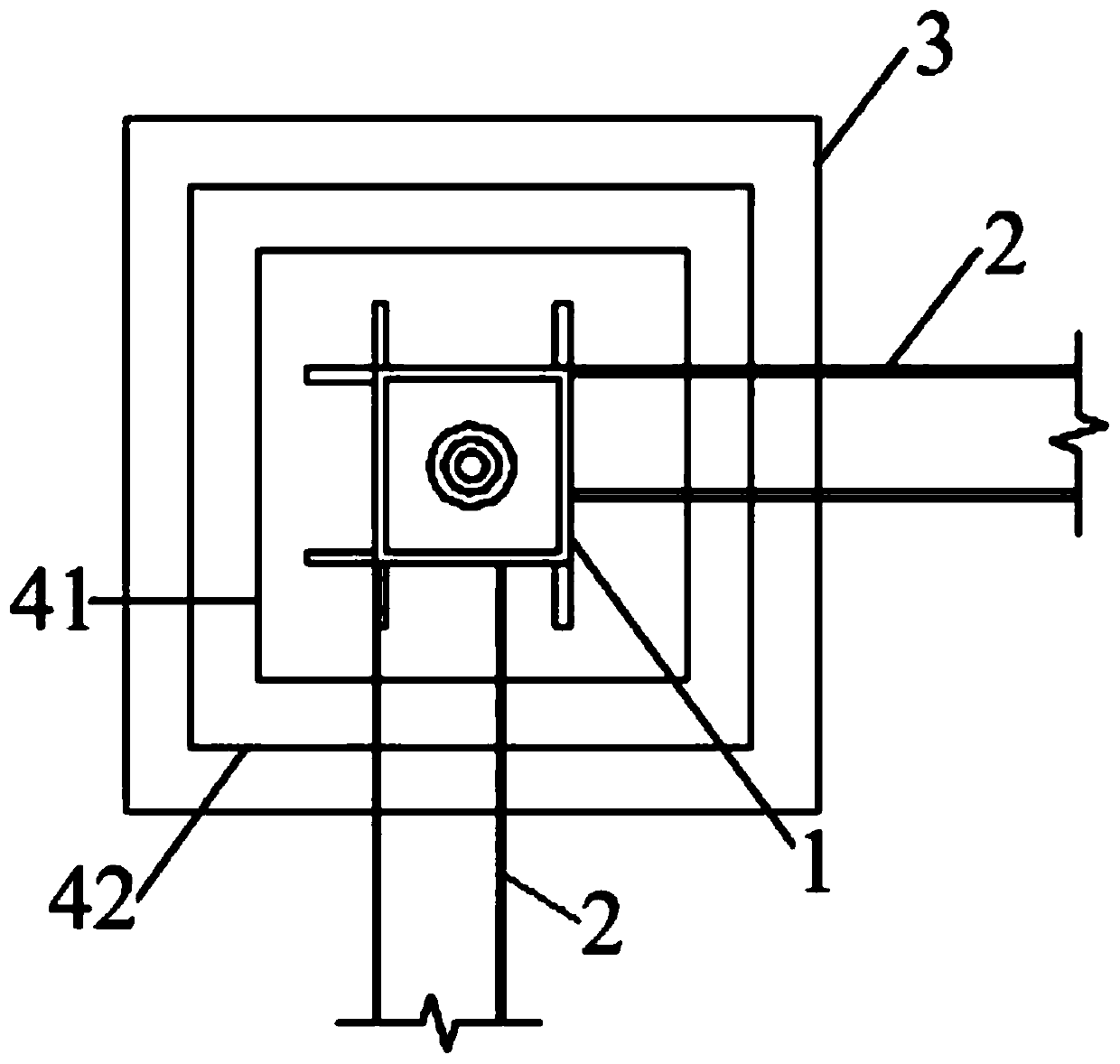 Column base joint for modular building