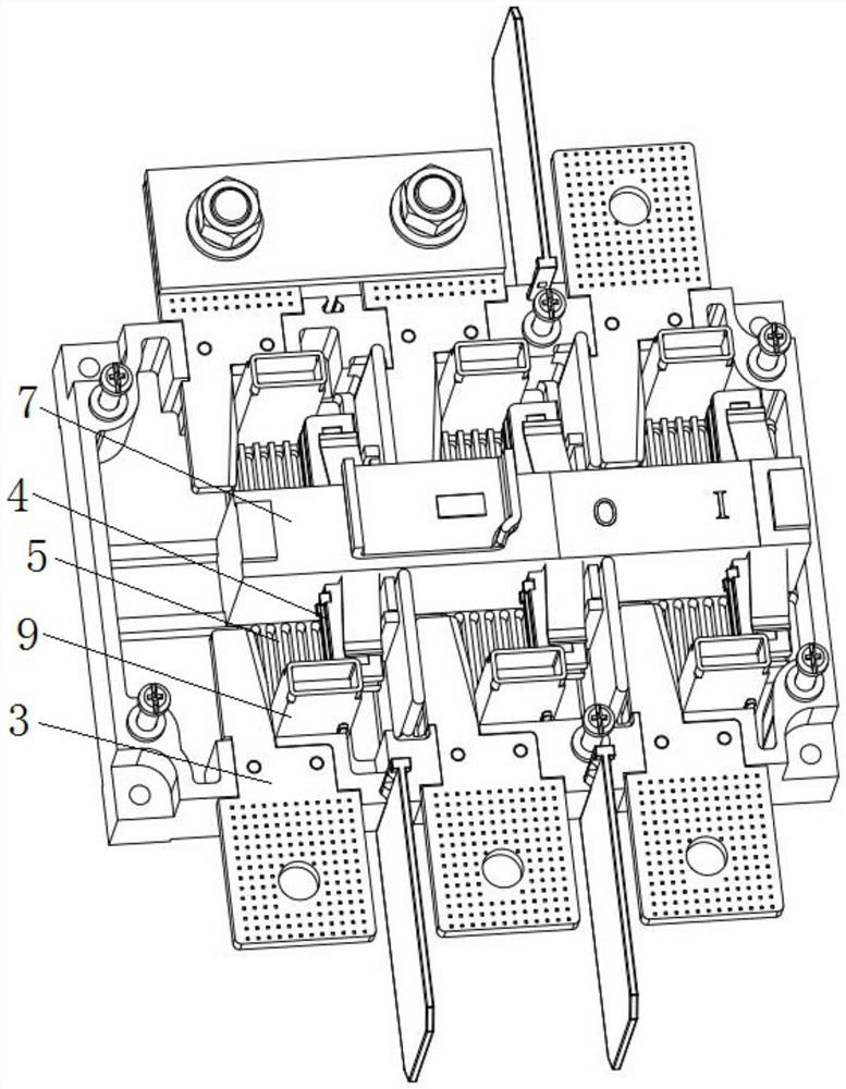 DC1500V non-polar magnetic quenching type DC isolating switch