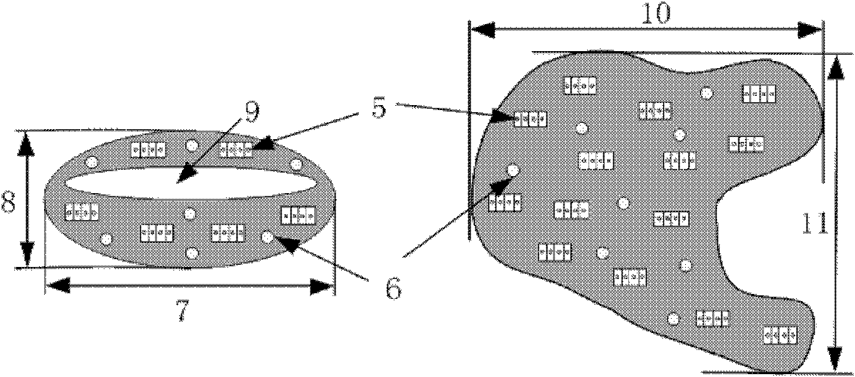 Movable false tooth type flexible microelectrode applicable to facial paralysis rehabilitation