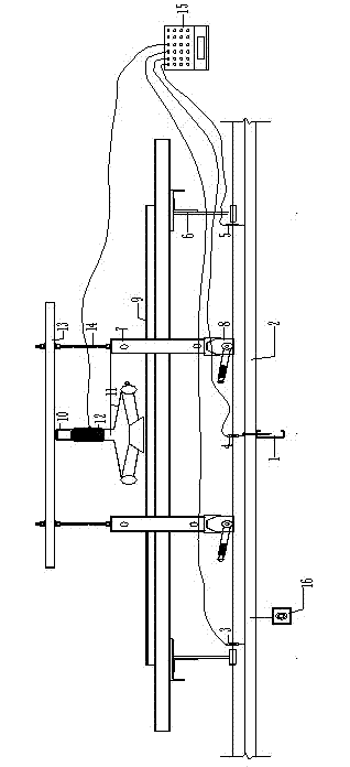 Method and apparatus for steel structure metal profiled sheet roof suction performance field detection