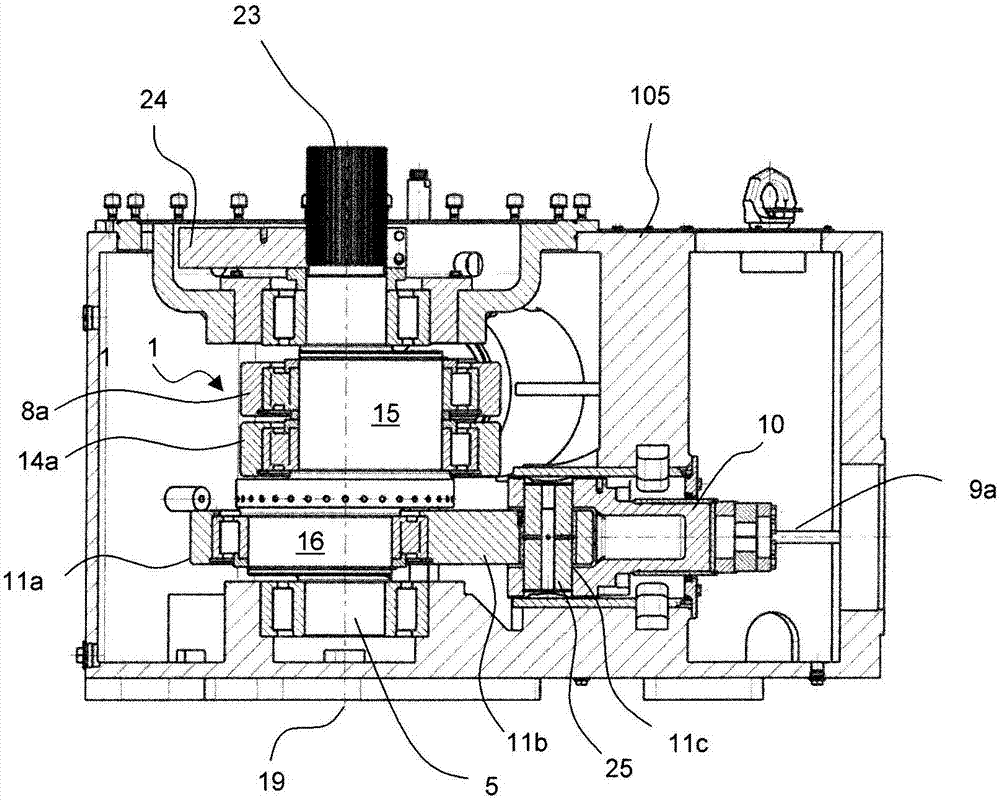 Process pump having a crank drive