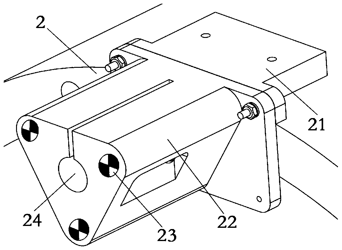 Distributed monocular camera laser measuring device and method for assembling rotation angle of cylindrical parts