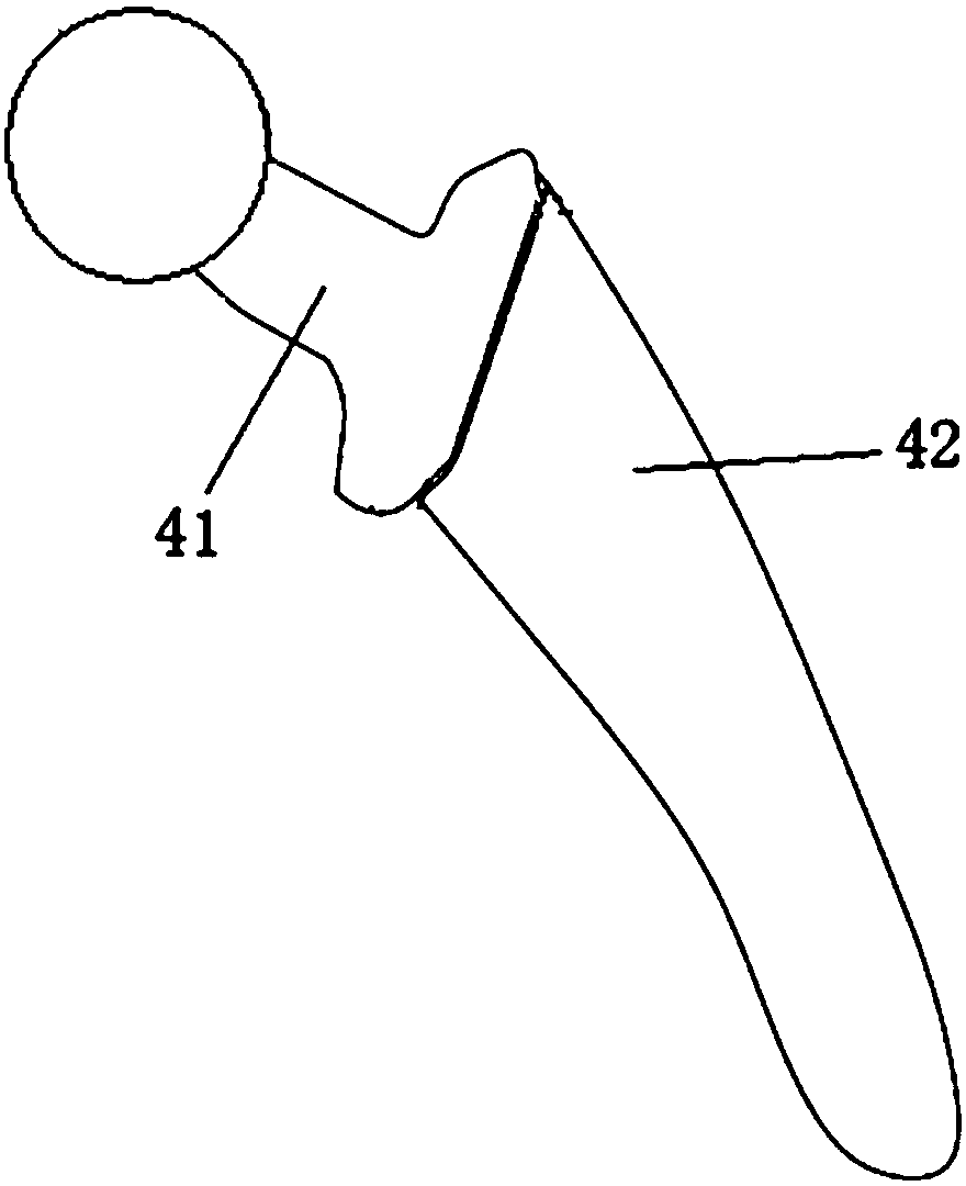 Novel bionic titanium artificial joint prosthesis