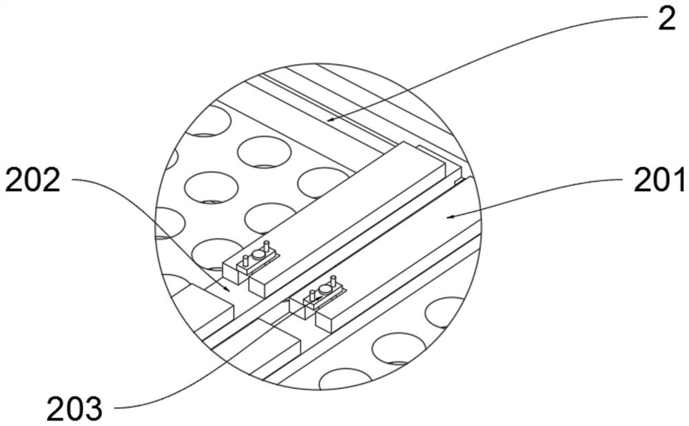 Airing rack based on textile printing and dyeing