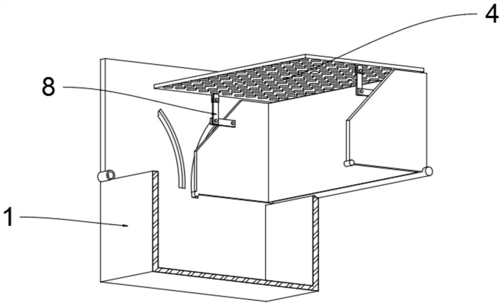 Airing rack based on textile printing and dyeing